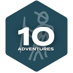 10 Adventures Completed