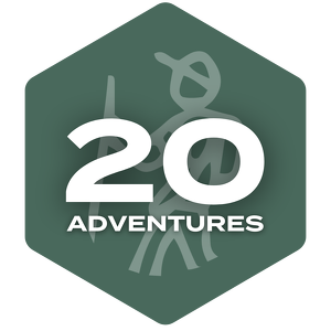 20 Adventures Completed